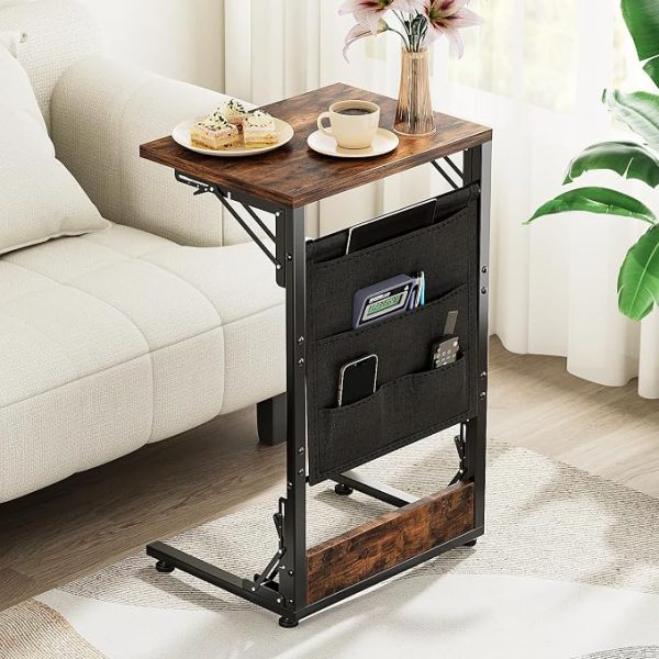 C Type Slide In Folding Side Table