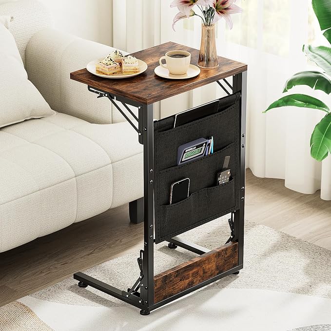C Type Slide In Folding Side Table